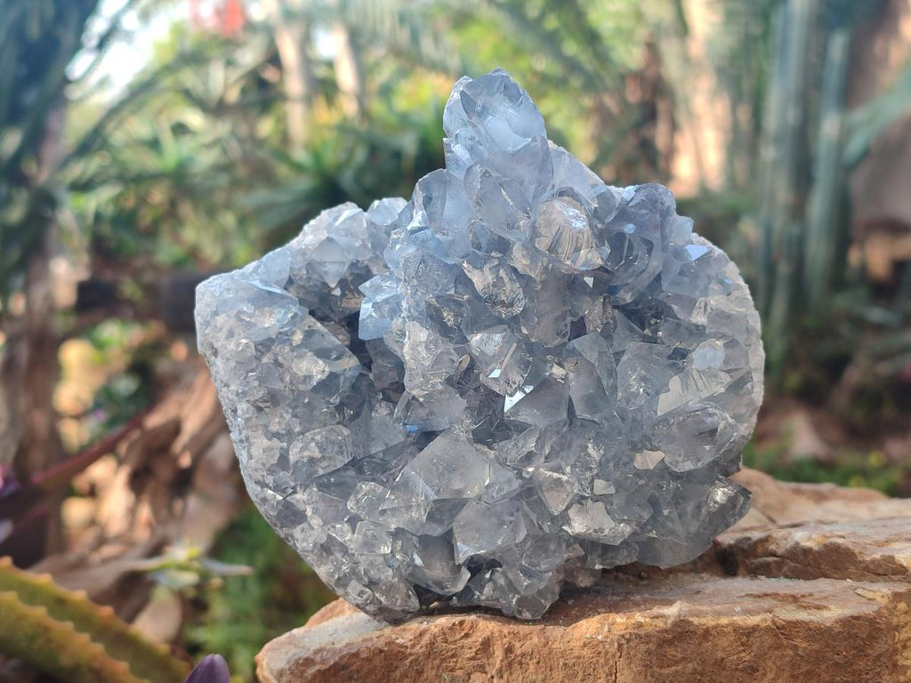 Natural Blue Celestite Specimens x 3 From Sakoany, Madagascar - Toprock Gemstones and Minerals 
