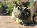 Hand Made Leopard Stone Hippo Carvings x 2 From Nyanga, Zimbabwe - Toprock Gemstones and Minerals 
