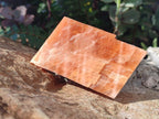 Natural Rhombohedral Sunset Orange Calcite Specimens x 6 From Spitzkop, Namibia - Toprock Gemstones and Minerals 