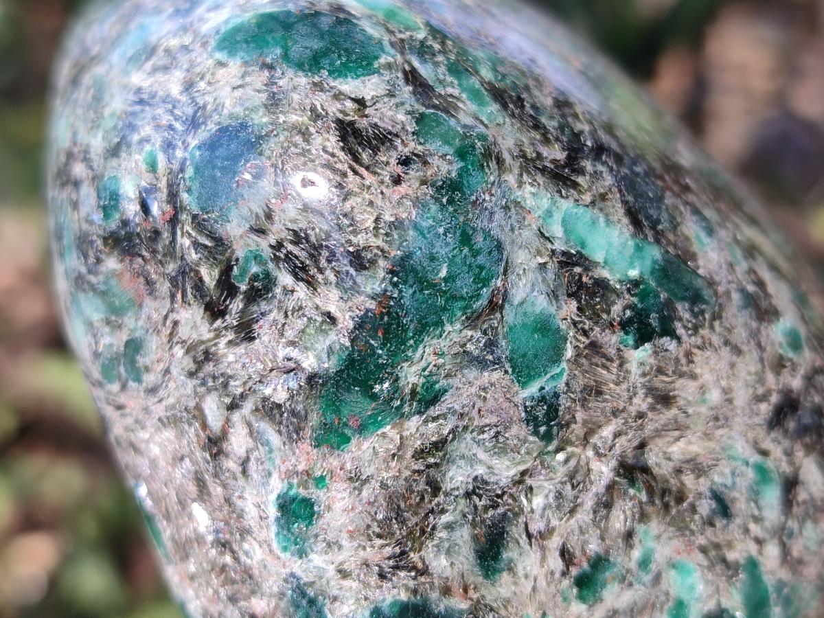 Polished Large Emerald Mica 'Mutokolite' Standing Display Piece x 1 From Mutoko, Zimbabwe - Toprock Gemstones and Minerals 