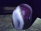 Polished and Natural Blue Lace Agate Standing Display Pieces x 3 From Nsanje, Malawi - Toprock Gemstones and Minerals 