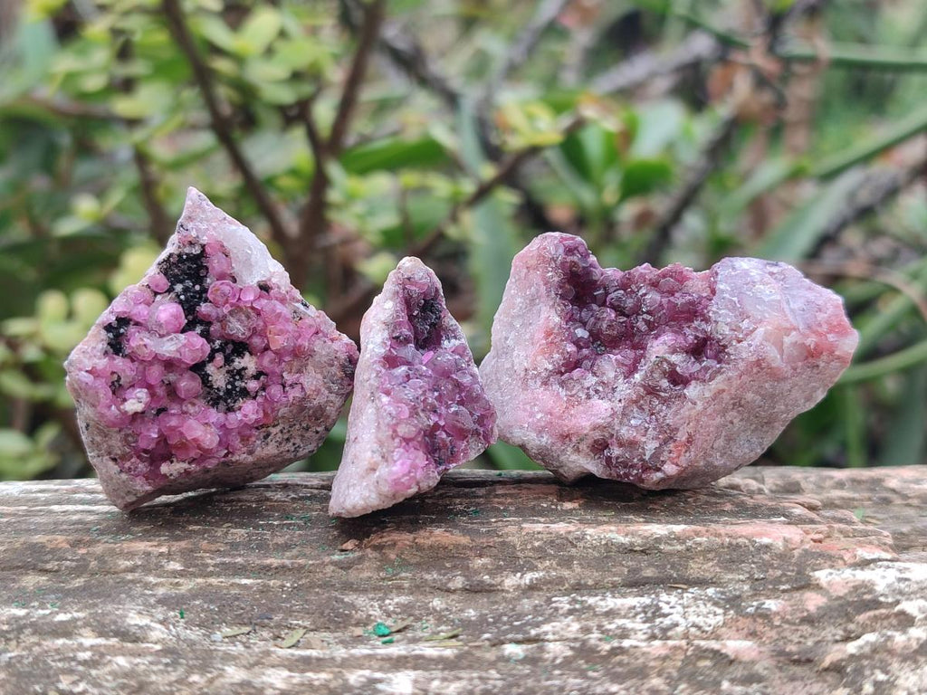 Natural Spherocobaltite Specimens x 20 From Musonoi Mine, Congo