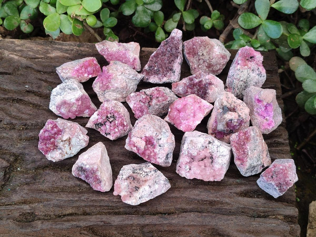 Natural Spherocobaltite Specimens x 20 From Musonoi Mine, Congo