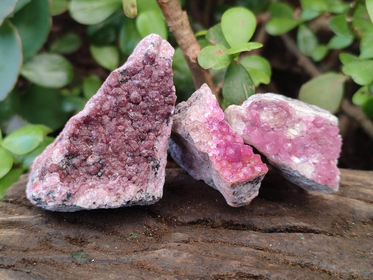Natural Spherocobaltite Specimens x 20 From Musonoi Mine, Congo