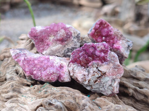 Natural Spherocobaltite Specimens x 20 From Musonoi Mine, Congo