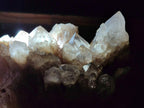 Natural Cascading White Phantom Smokey Luena Quartz Clusters x 2 From Luena, Congo