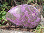 Polished Stichtite Standing Display Pieces and Free Forms x 4 From Barberton, South Africa - Toprock Gemstones and Minerals 