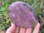 Polished Stichtite Standing Display Pieces and Free Forms x 4 From Barberton, South Africa - Toprock Gemstones and Minerals 