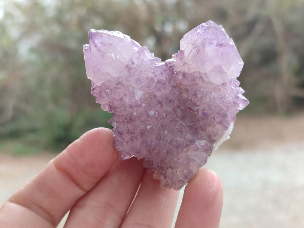 Natural Drusy Spirit Amethyst Clusters x 24 From Boekenhouthoek, South Africa