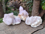 Natural Drusy Spirit Amethyst Clusters x 24 From Boekenhouthoek, South Africa