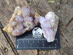 Natural Drusy Spirit Amethyst Clusters x 24 From Boekenhouthoek, South Africa