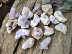 Natural Drusy Spirit Amethyst Clusters x 24 From Boekenhouthoek, South Africa