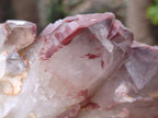 Natural Red Hematoid Quartz Clusters x 2 From Karoi, Zimbabwe