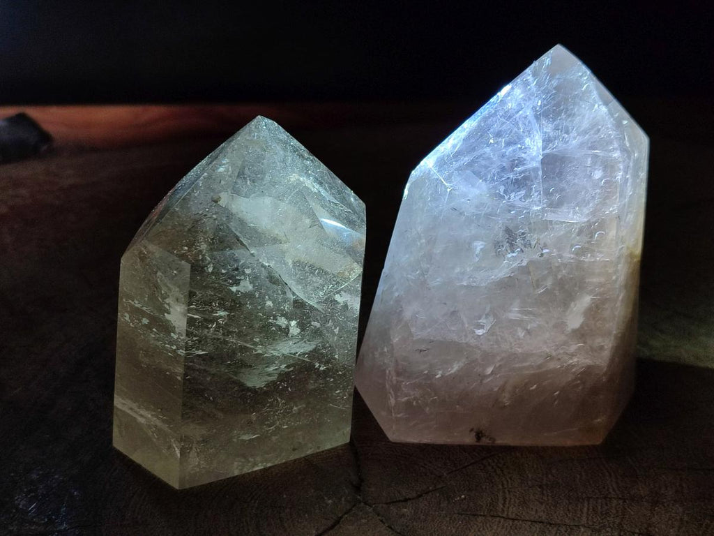 Polished Mix of Multi Mineral Display Crystals x 2 From Madagascar