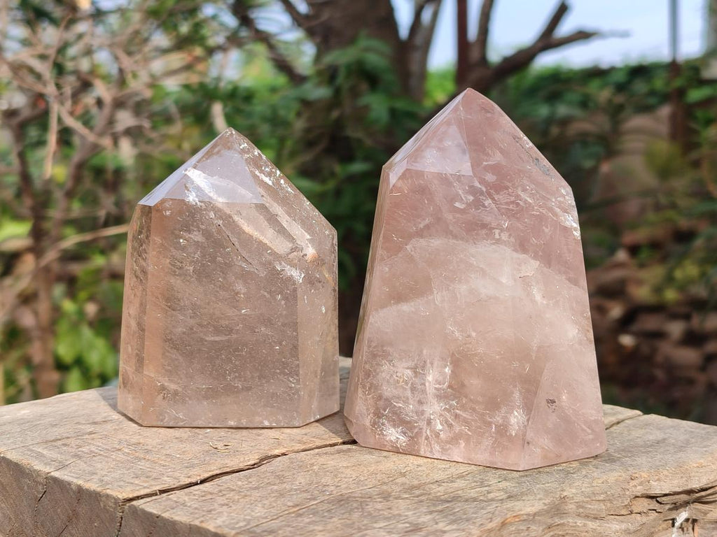 Polished Mix of Multi Mineral Display Crystals x 2 From Madagascar