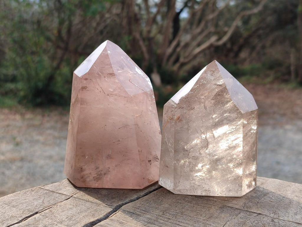 Polished Mix of Multi Mineral Display Crystals x 2 From Madagascar
