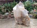 Natural and Polished Double Terminated Twin Smokey Quartz Crystal x 1 From Angola