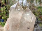 Natural and Polished Double Terminated Twin Smokey Quartz Crystal x 1 From Angola