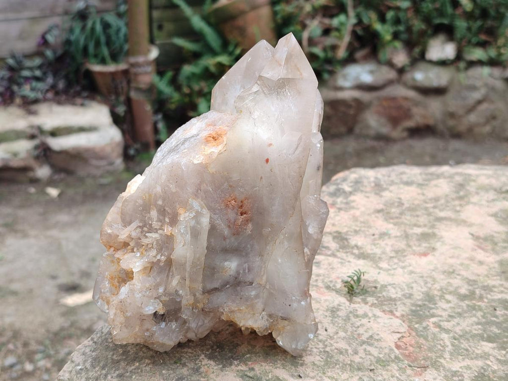 Natural and Polished Double Terminated Twin Smokey Quartz Crystal x 1 From Angola