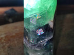 Polished Watermelon Fluorite Display Crystals x 4 From Uis, Namibia