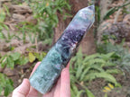 Polished Watermelon Fluorite Display Crystals x 4 From Uis, Namibia