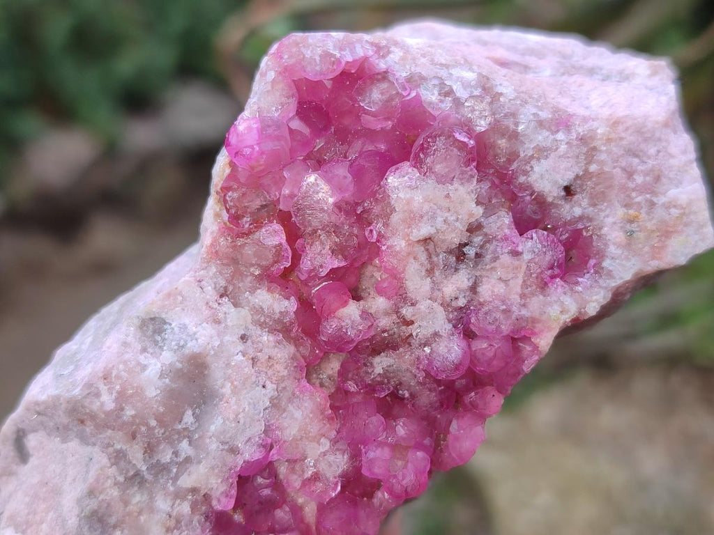 Natural Spherocobaltite Specimens with Heterogenite x 4 From Musonoi Mine, Congo