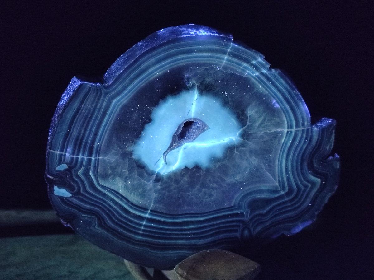Polished One Side Red Shashe River Agate Slices x 2 From Shashe River, Zimbabwe