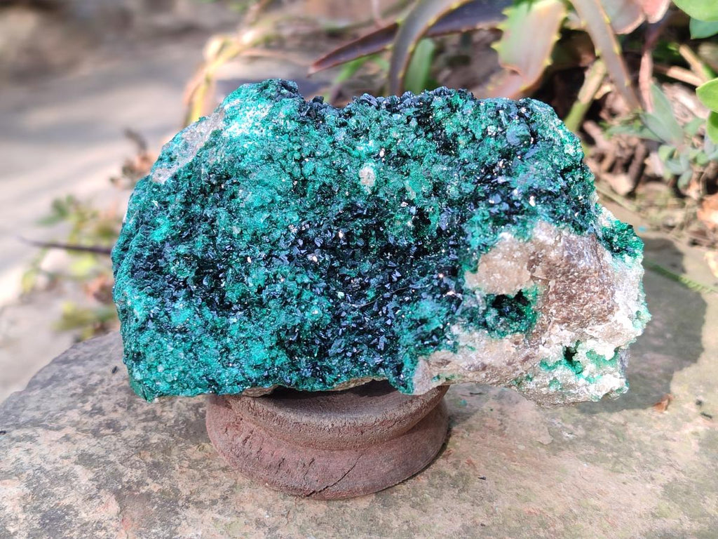 Natural Rare Crystalline Malachite Specimens x 6 From Tenke Fungurume, Congo