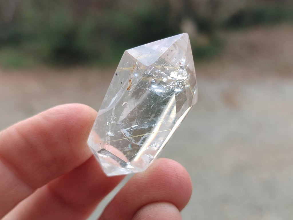 Polished Quartz Crystals with Inclusions x 35 From Madagascar
