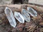 Polished Quartz Crystals with Inclusions x 35 From Madagascar
