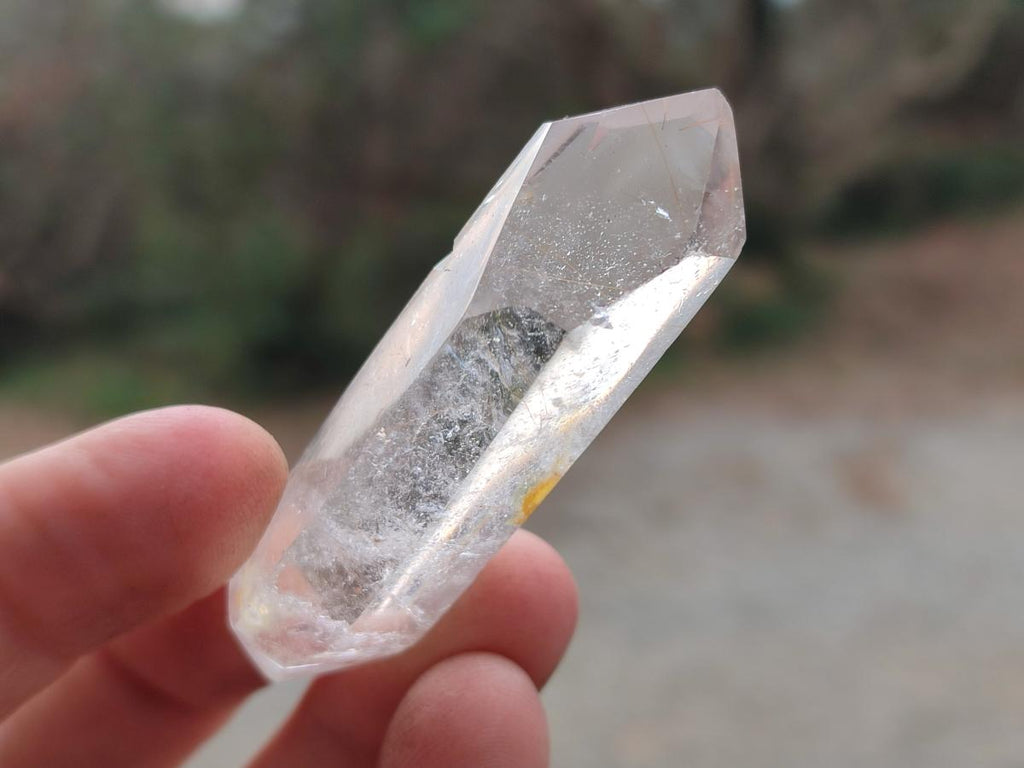 Polished Quartz Crystals with Inclusions x 35 From Madagascar