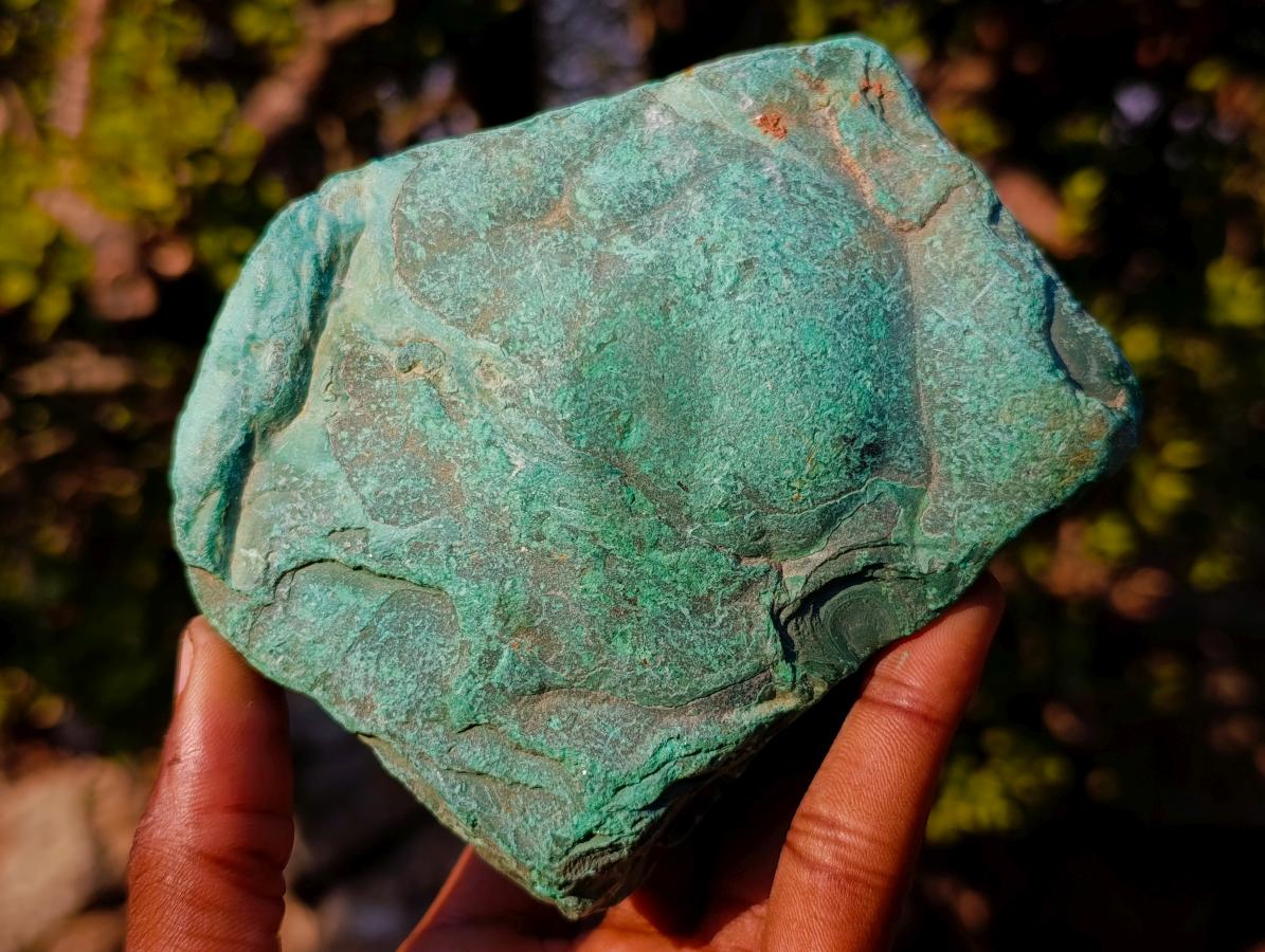 Polished and Natural Large Silky Malachite Specimens x 2 From Kasompe, Congo - Toprock Gemstones and Minerals 