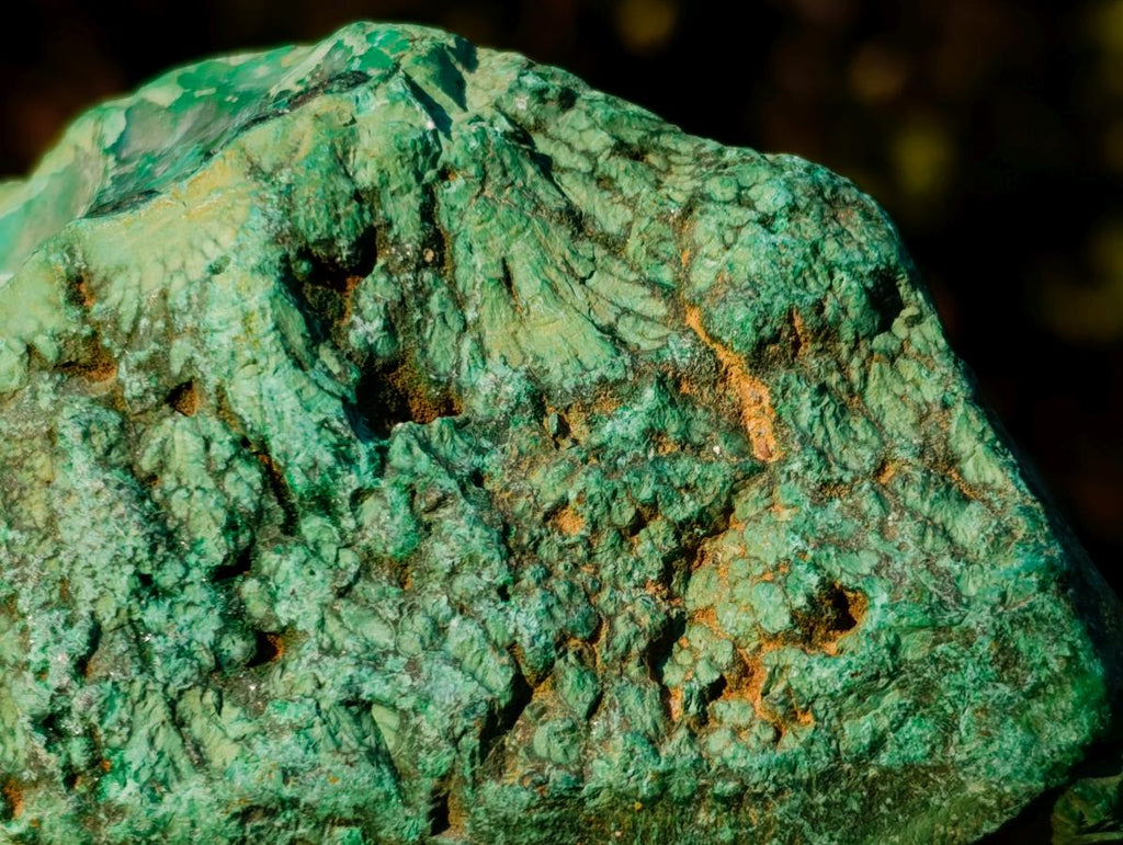 Polished and Natural Large Silky Malachite Specimens x 2 From Kasompe, Congo - Toprock Gemstones and Minerals 