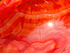 Polished and Natural Carnelian Agate Gemstone Bowls  x 3 From Madagascar - Toprock Gemstones and Minerals 