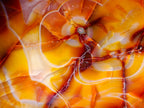 Polished and Natural Carnelian Agate Gemstone Bowls  x 3 From Madagascar - Toprock Gemstones and Minerals 