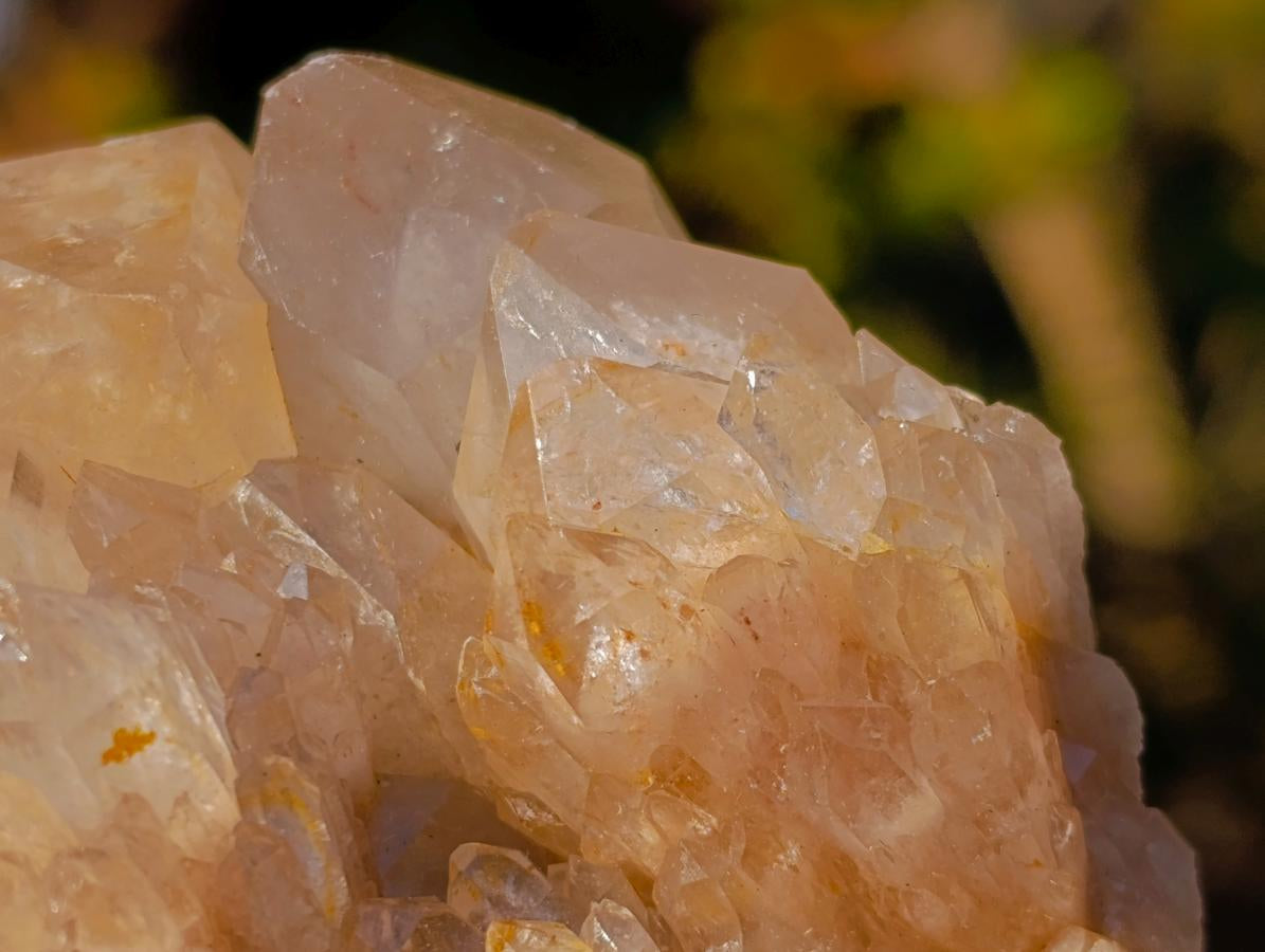 Natural Cascading White Phantom Smokey Luena Quartz Clusters x 6 From Luena, Congo - Toprock Gemstones and Minerals 