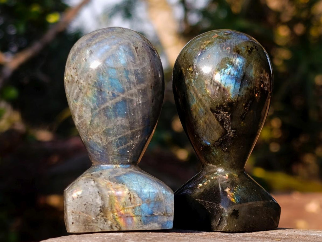 Polished Labradorite Stamp Handles x 12 From Madagascar - Toprock Gemstones and Minerals 