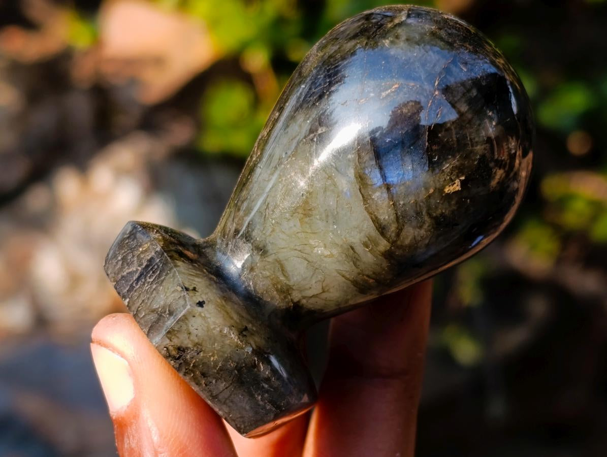 Polished Labradorite Stamp Handles x 12 From Madagascar - Toprock Gemstones and Minerals 