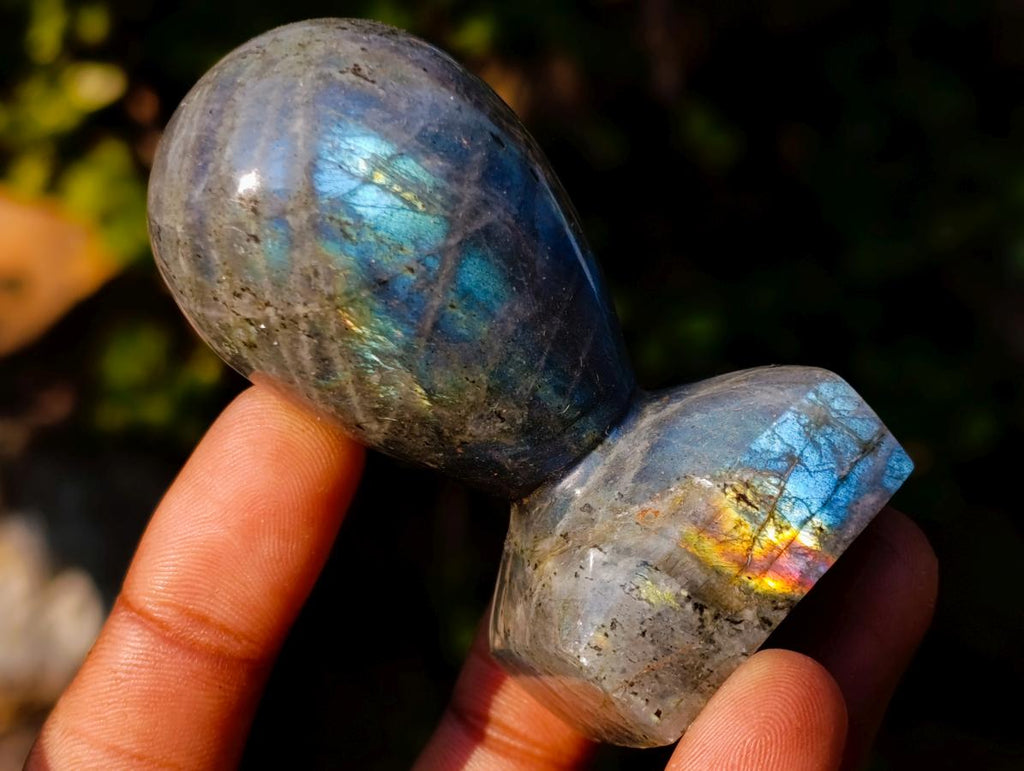 Polished Labradorite Stamp Handles x 12 From Madagascar - Toprock Gemstones and Minerals 