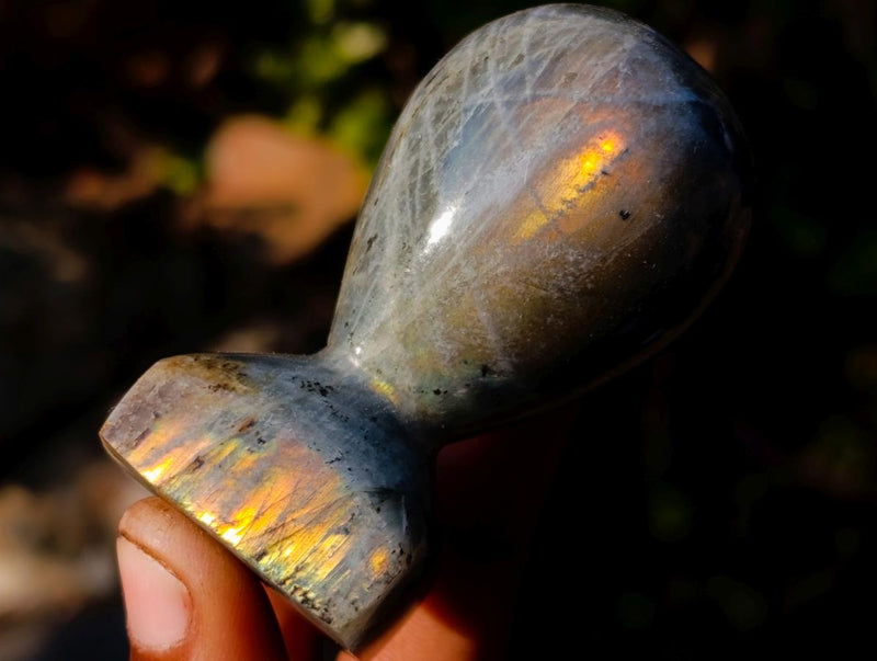 Polished Labradorite Stamp Handles x 12 From Madagascar - Toprock Gemstones and Minerals 