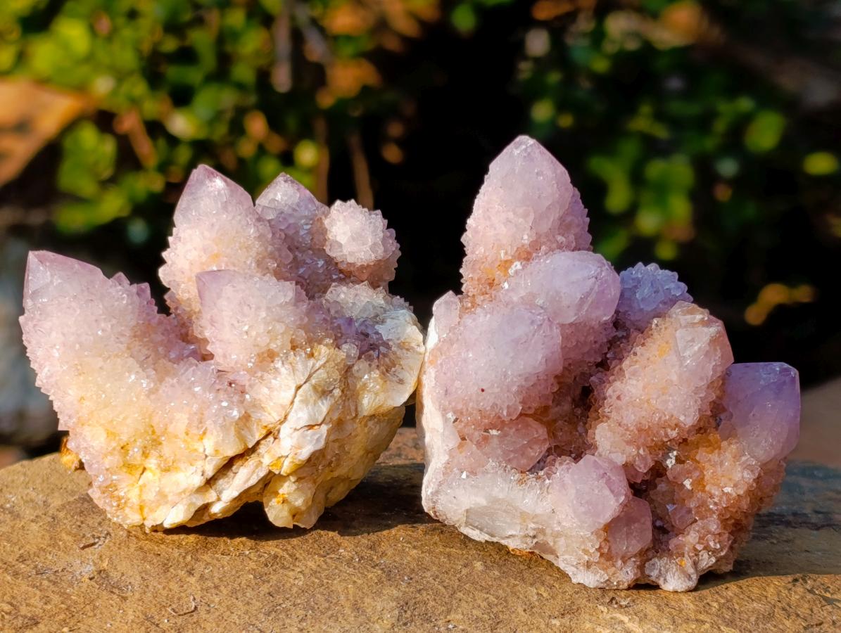 Natural Spirit Amethyst Clusters x 12 From Boekenhouthoek, South Africa - Toprock Gemstones and Minerals 