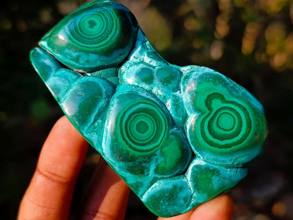 Polished Malacolla Free Forms x 6 From Kulukuluku, Congo - Toprock Gemstones and Minerals 