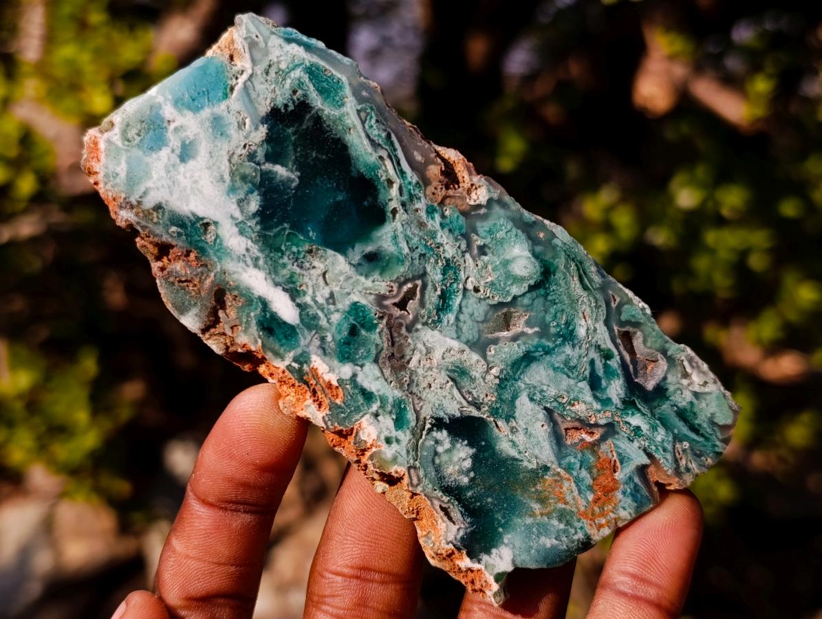Polished One Side Mtorolite Chrysoprase Slices with Natural Edging x 12 From Mutorashanga, Zimbabwe - Toprock Gemstones and Minerals 