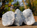 Natural Mini Blue Celestite Specimens x 47 From Sakoany, Madagascar - Toprock Gemstones and Minerals 