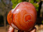 Polished Polychrome Jasper Hearts x 6 From NW Coast, Madagascar - Toprock Gemstones and Minerals 