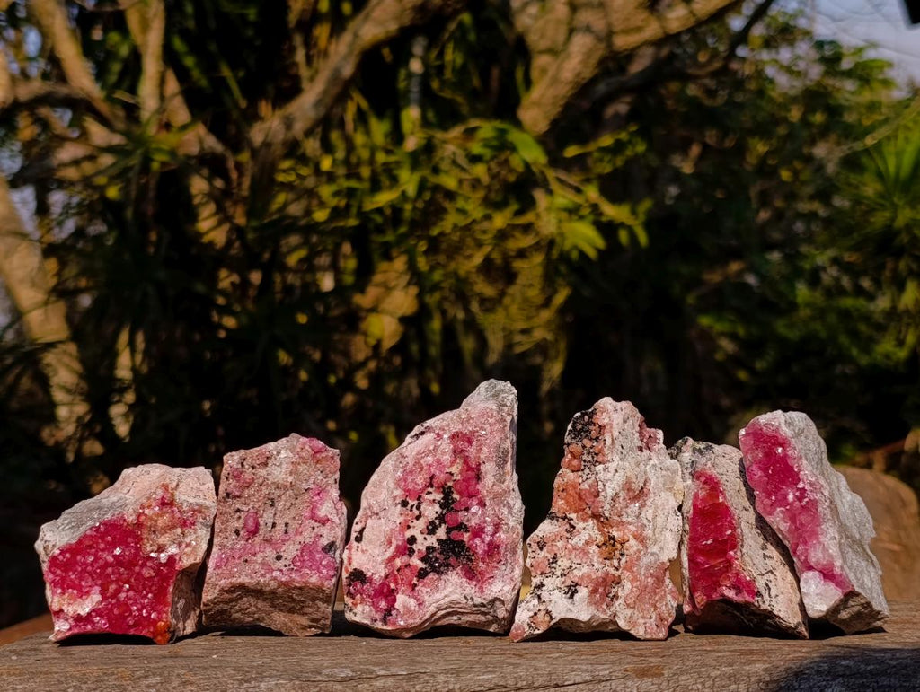 Natural Spherocobaltite Specimens with Heterogenite x 6 From Musonoi Mine, Congo - Toprock Gemstones and Minerals 
