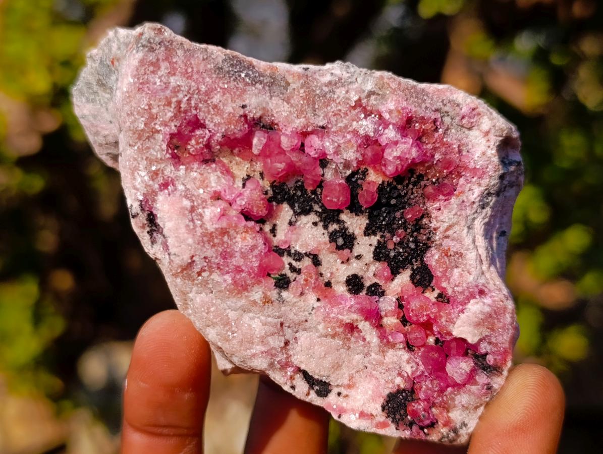 Natural Spherocobaltite Specimens with Heterogenite x 6 From Musonoi Mine, Congo - Toprock Gemstones and Minerals 