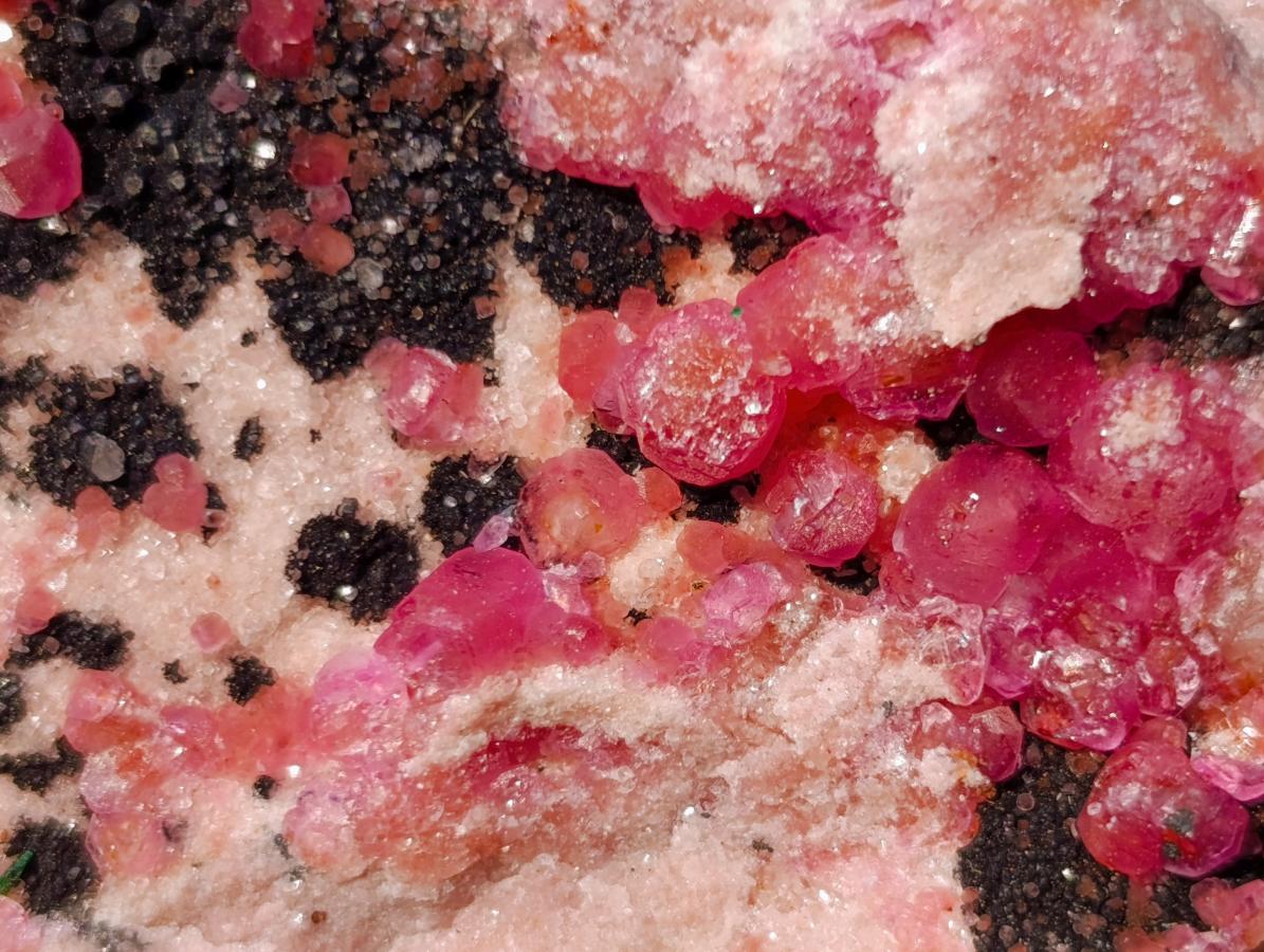 Natural Spherocobaltite Specimens with Heterogenite x 6 From Musonoi Mine, Congo - Toprock Gemstones and Minerals 