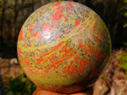 Polished XL Unakite Sphere x 1 From Messina, South Africa - Toprock Gemstones and Minerals 