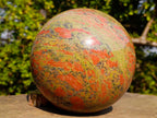 Polished XL Unakite Sphere x 1 From Messina, South Africa - Toprock Gemstones and Minerals 